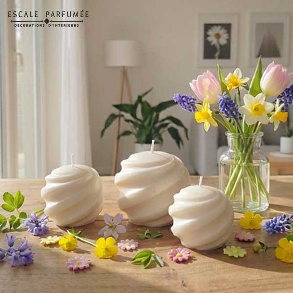 Bougies Les Sphères Torsadées