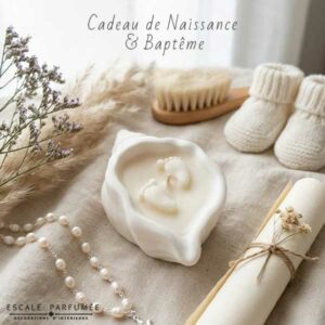 Bougie La Petite Merveille, senteur Noix de Coco par Escale Parfumée