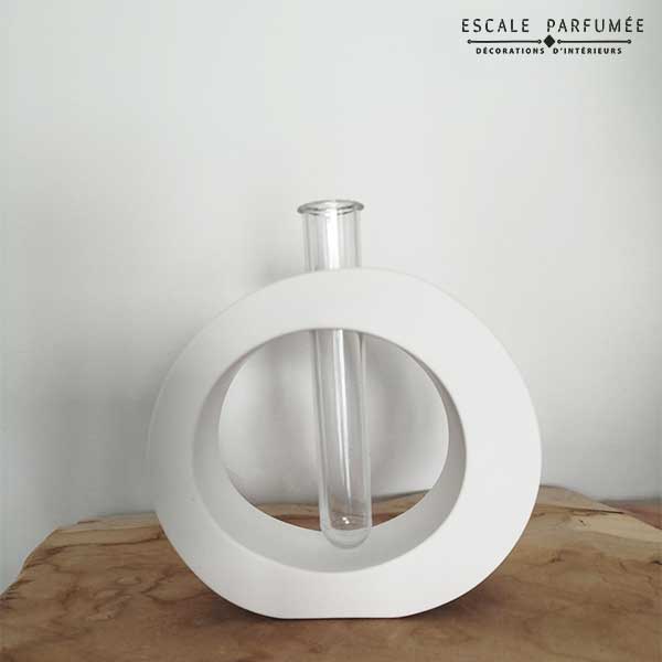 Vase Essence Floral en Gypse par Escale parfumée