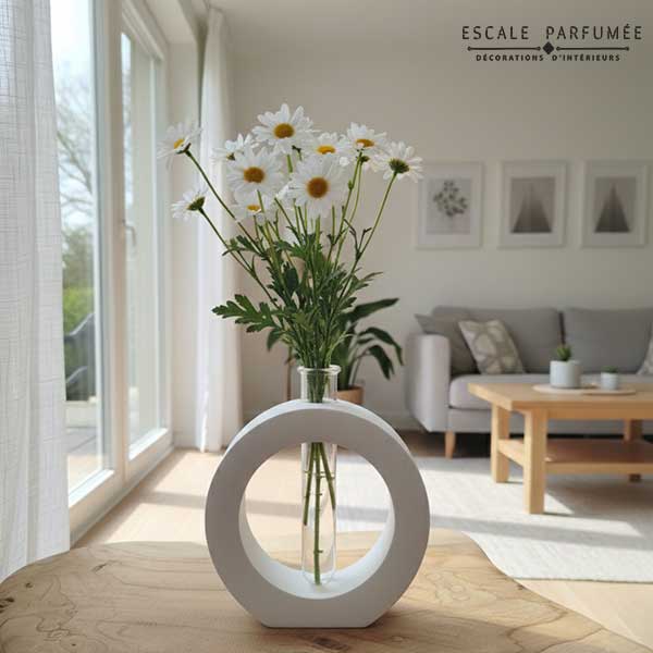 Vase Essence Floral en Gypse par Escale parfumée