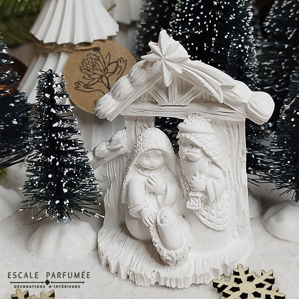 Douce Nativité en gypse