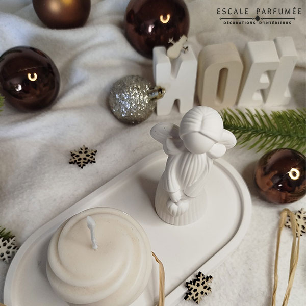 Figurine cœur-d'ange-en-gypse-Escaleparfumée