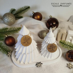 Le Roi des Forêts - lot de 2 sapins en gypse