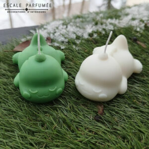 Bougies Dragon Crakou dans le jardin par Escale parfumée