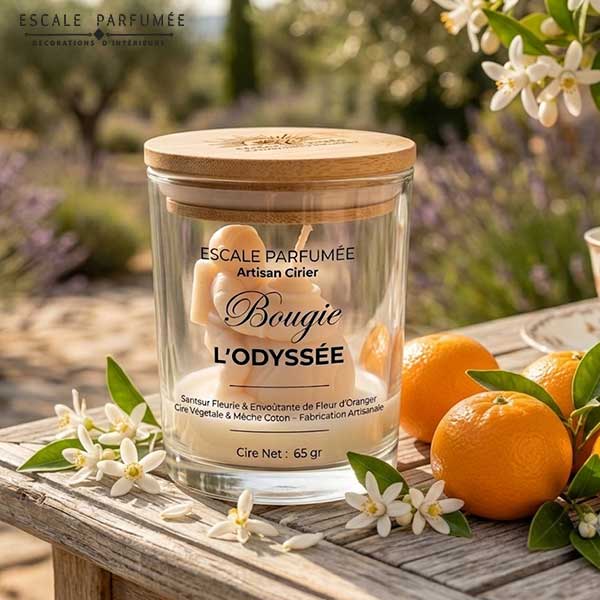 Bougie L'Odyssée par Escale Parfumée